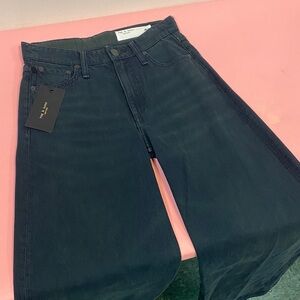 rag & bone Men's Dark Gray Relaxed Jeans